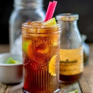 Long Island Iced Coffee - a potent coctail made with five spirits plus cold brew coffee and ginger beer. Potent and refreshing!