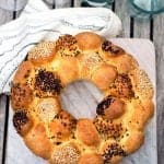 Tear and share potato bread (pane di patate) is perfect for sharing at a dinner party and makes a stunning centrepiece.