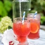 This fruity tequila punch is perfect for summer parties and tastes equally refreshing without any alcohol.