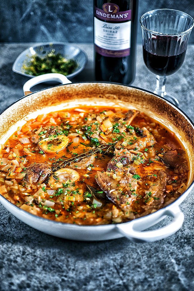 Osso Buco with gremolata – braised veal shanks