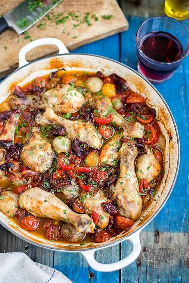 Drunken Italian chicken: this delicious one-pot chicken dish is extremely easy to prepare and sure to become a family favourite.