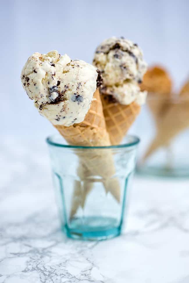 Super Easy Two Ingredient No-Churn Ice Cream