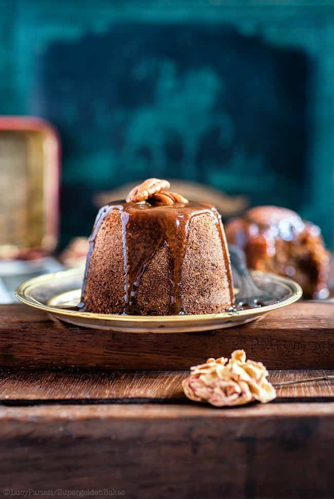 The ultimate dessert – these date and ginger toffee puddings smothered with brandy toffee sauce are totally irresistible!