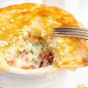 These utterly luxurious mini pot pies are actually really simple to make. You can use fresh or frozen lobster for the ultimate in comfort food.