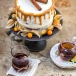 Carrot Cake with Mascarpone Frosting and Chai Caramel