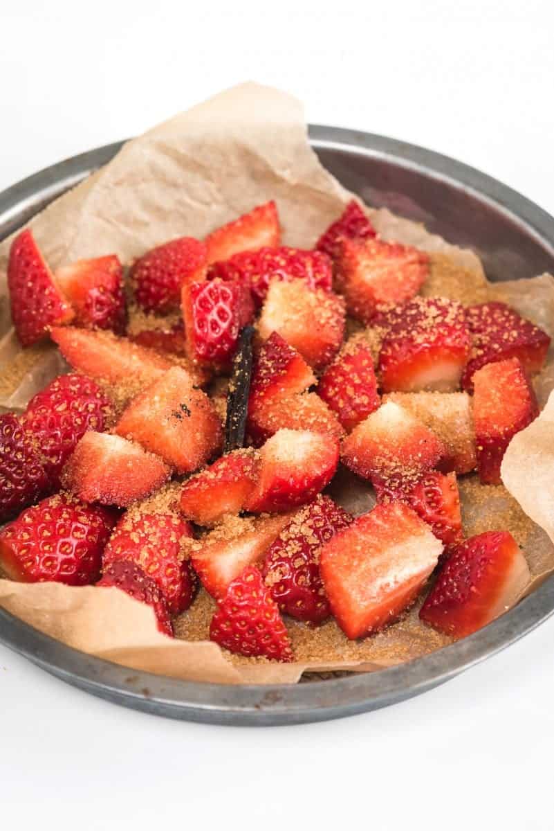 Strawberries and (ice) cream crumpets