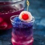 Prepare to be spooked with the Purple People Eater Halloween cocktail! Featuring magical all natural colour changing crushed ice and a creepy eyeball garnish...