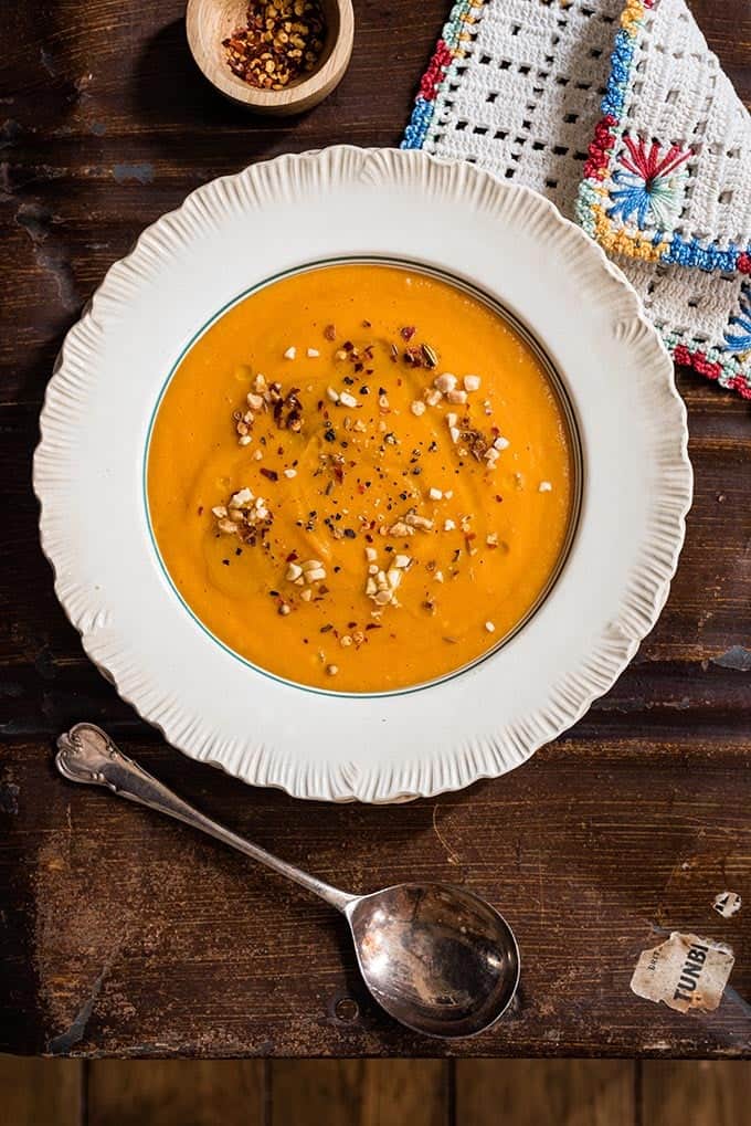 This African sweet potato soup is hot, spicy and packed with flavour | Supergolden Bakes