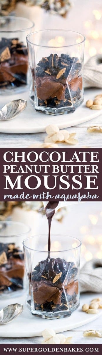 Five Ingredient Chocolate Peanut Butter Mousse Supergolden Bakes