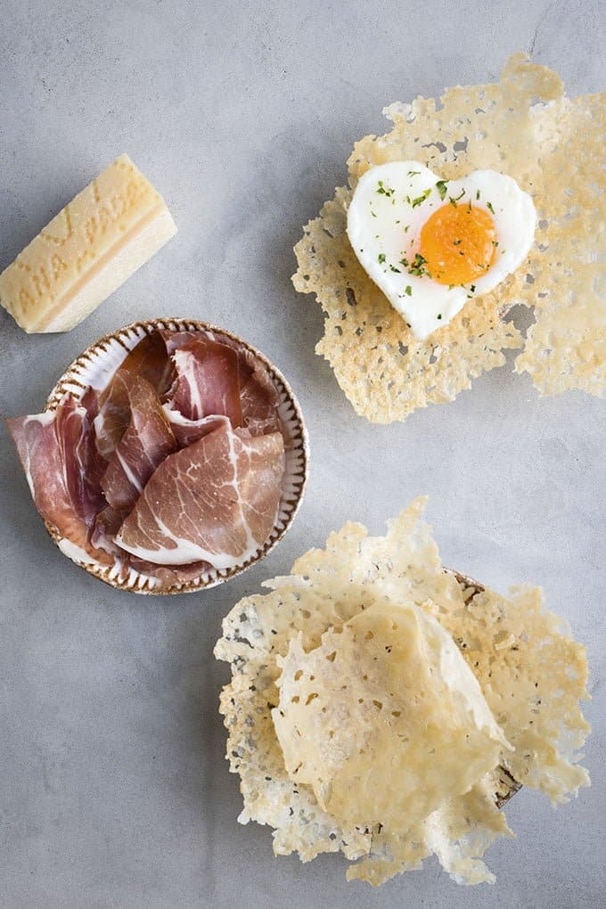 Making Grana Padano crisps or baskets is easy - just follow the steps in my recipe!
