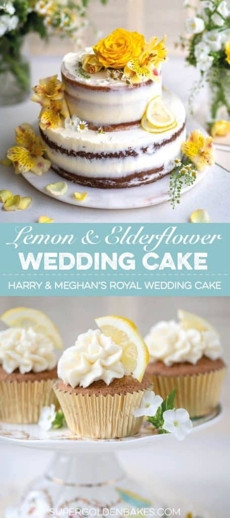 lemon and elderflower wedding cake