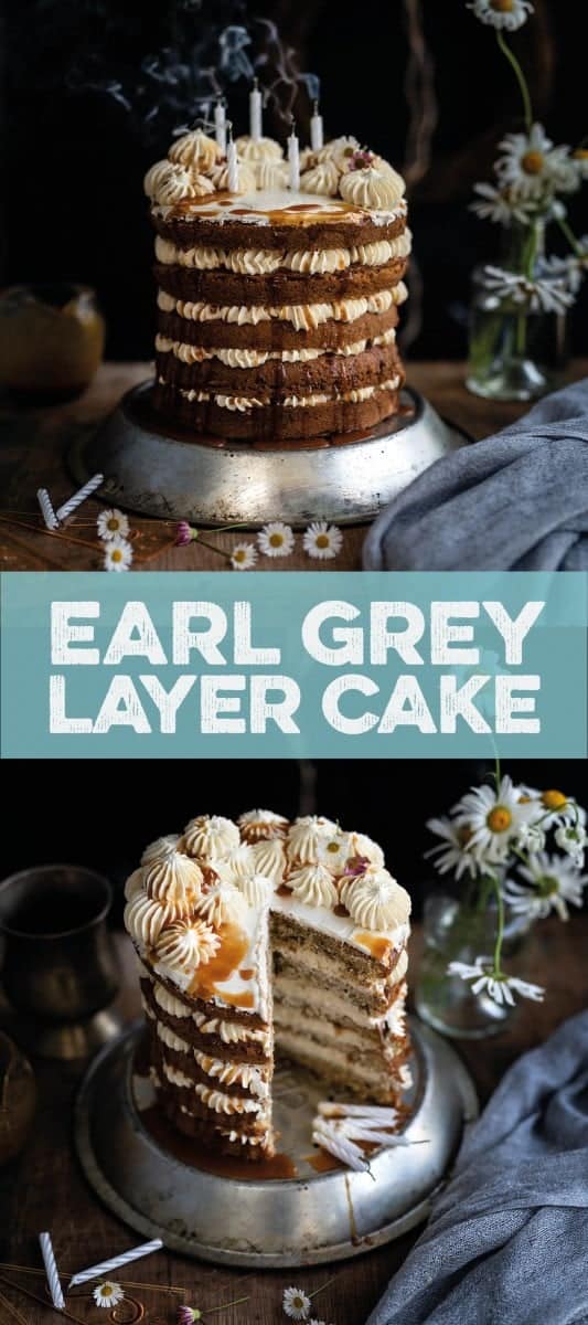 Earl Grey layer cake