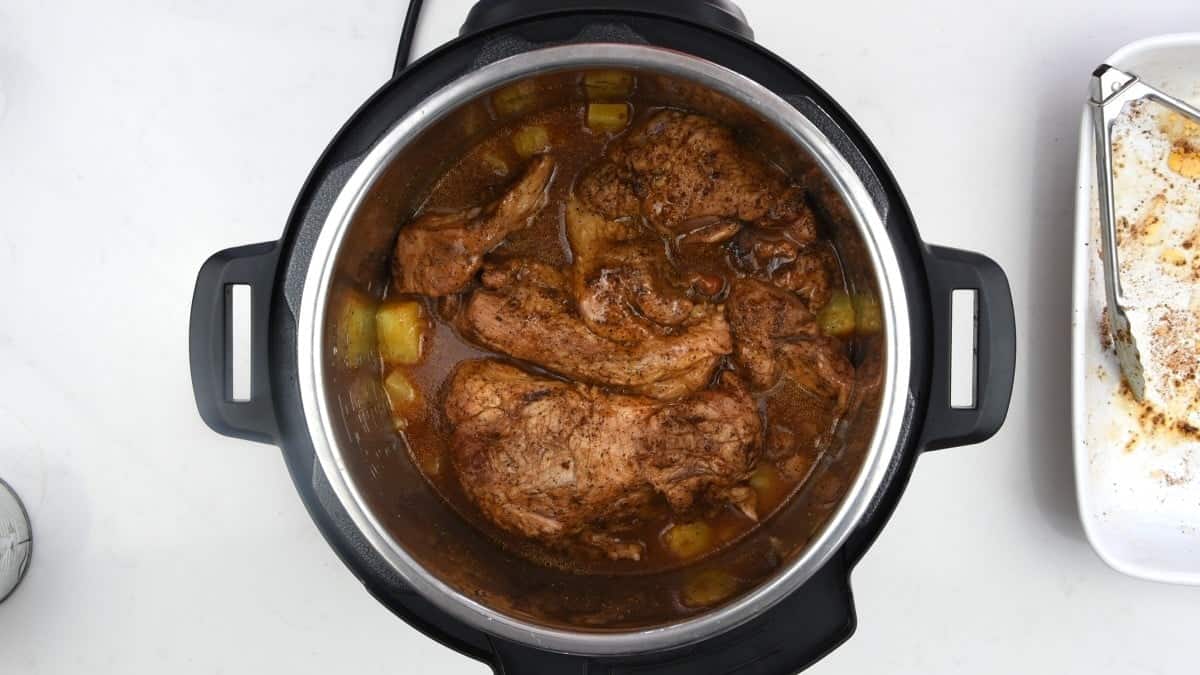 Cooking pulled pork in an Instant Pot