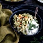 TImman Bagilla - dill rice with fava beans
