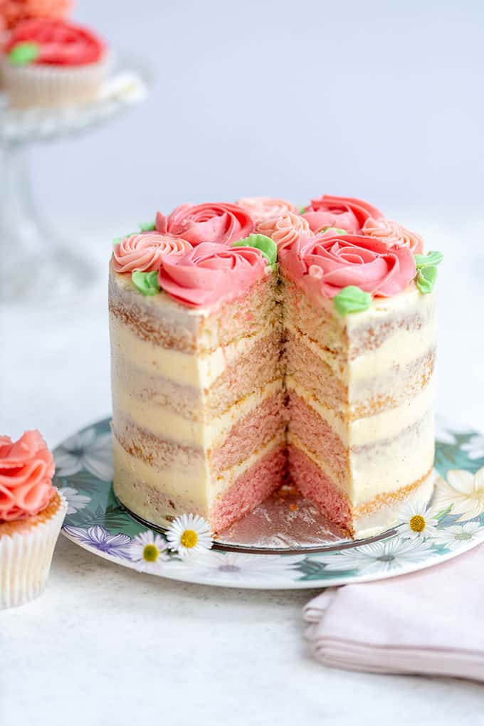 Floral Ombre Cake Recipe | Dr. Oetker