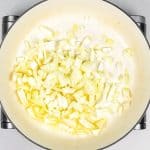 Cooking onions in a casserole dish
