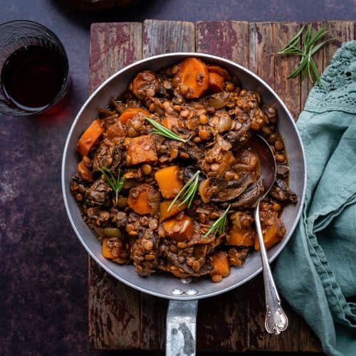 Hearty Vegan Stew - Supergolden Bakes