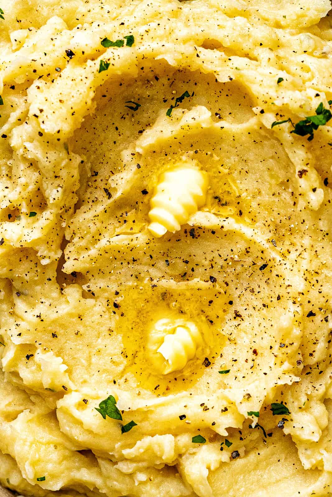 Creamy and buttery mashed potatoes 