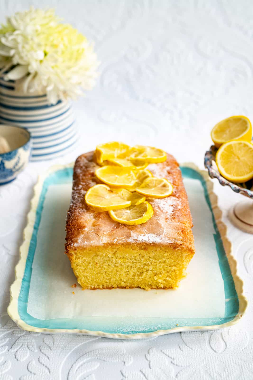 Easy Lemon Drizzle Loaf Cake - Only 5 Ingredients! - Supergolden Bakes