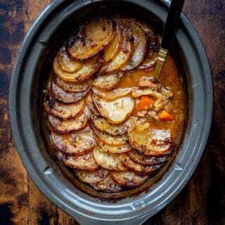 Lamb Hotpot in a slow cooker