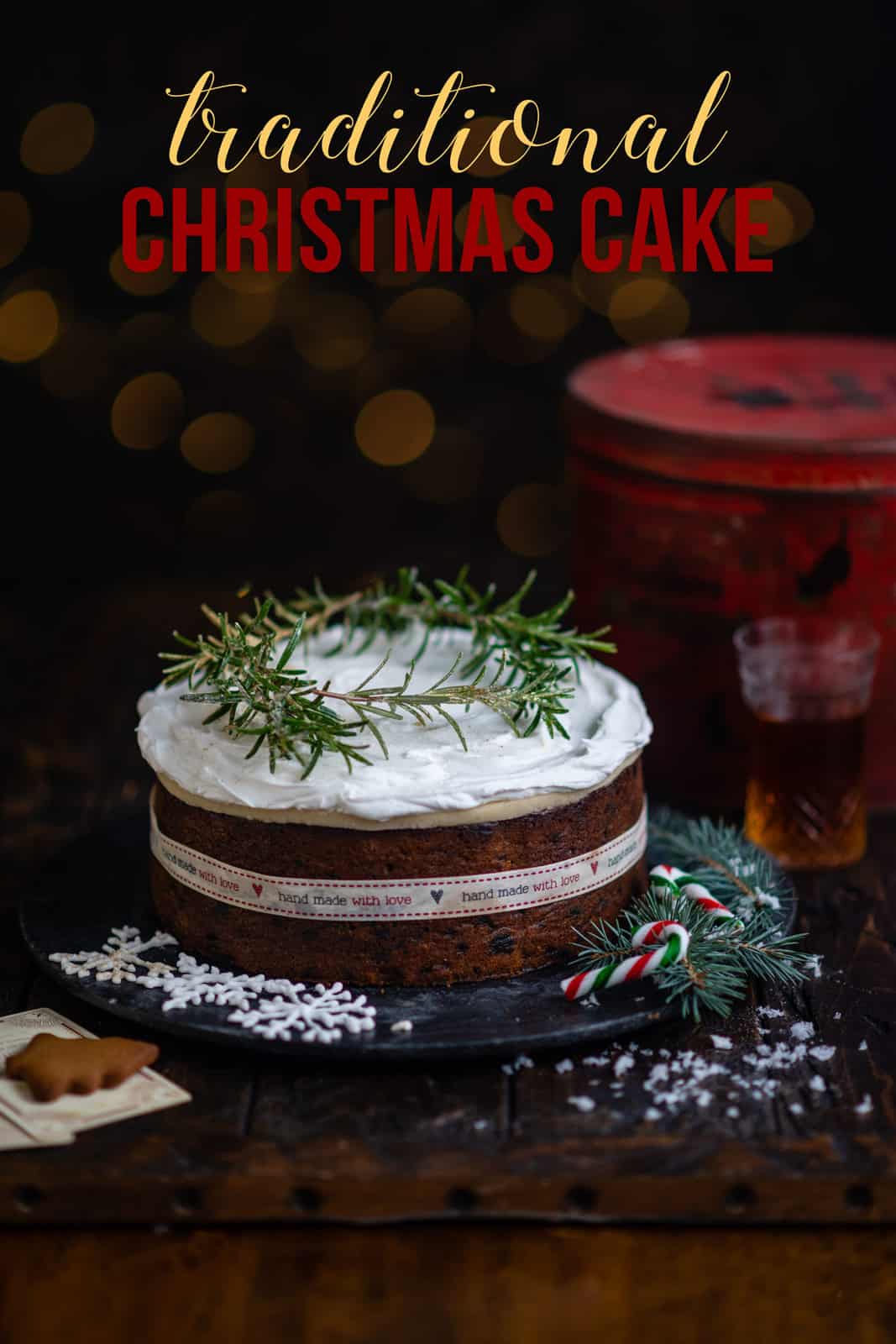 Traditional British Christmas Cake