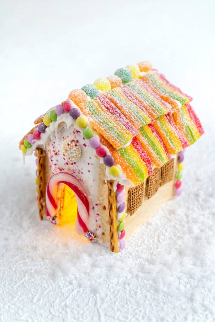 House made out of Pop Tarts decorated with candy