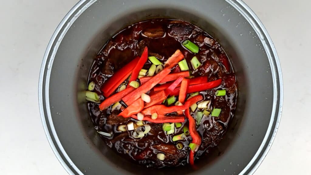 Slow Cooker with Mongolian Beef stew