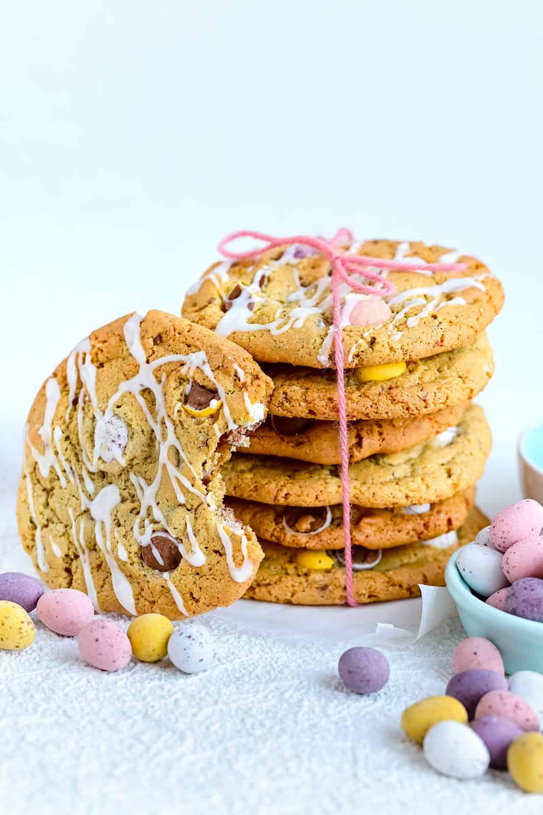 Stack of Mini Egg Cookies