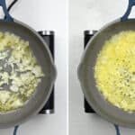 cooking onion in butter