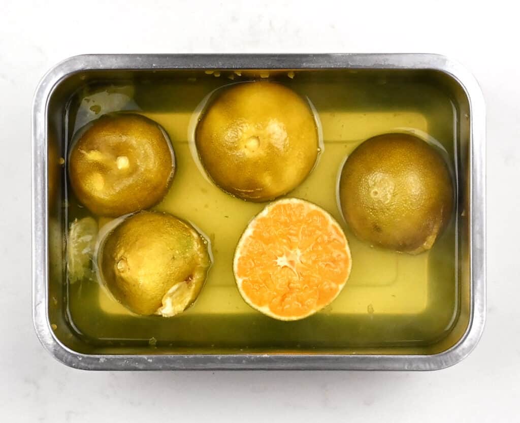 clementines cooked in a microwave