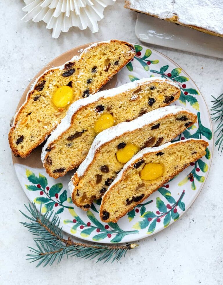 Simple Stollen Christmas Stollen (German Christmas Bread) - Supergolden Bakes