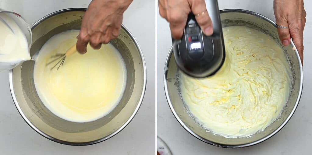 how to make white chocolate frosting collage