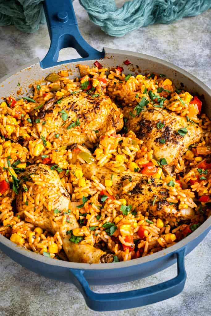 One pot Mexican chicken and rice