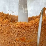 making cornflake crumb topping