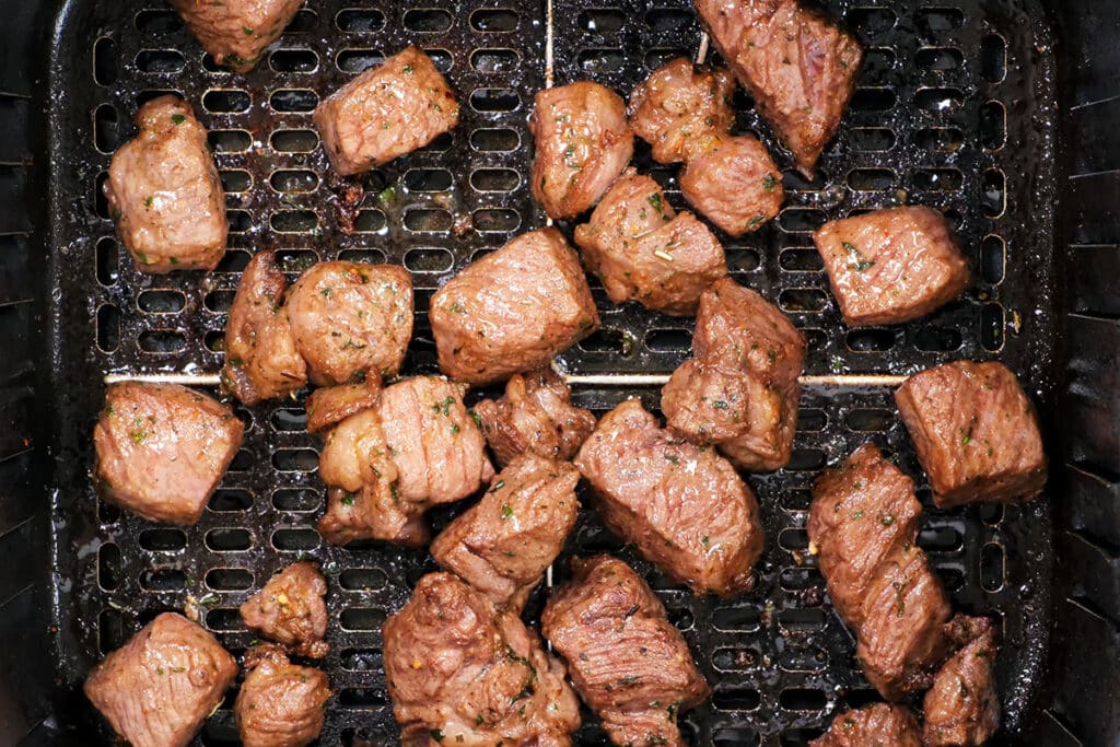 steak bites in an air fryer