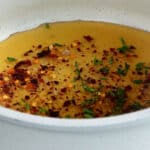 spicy honey ingredients in a saucepan