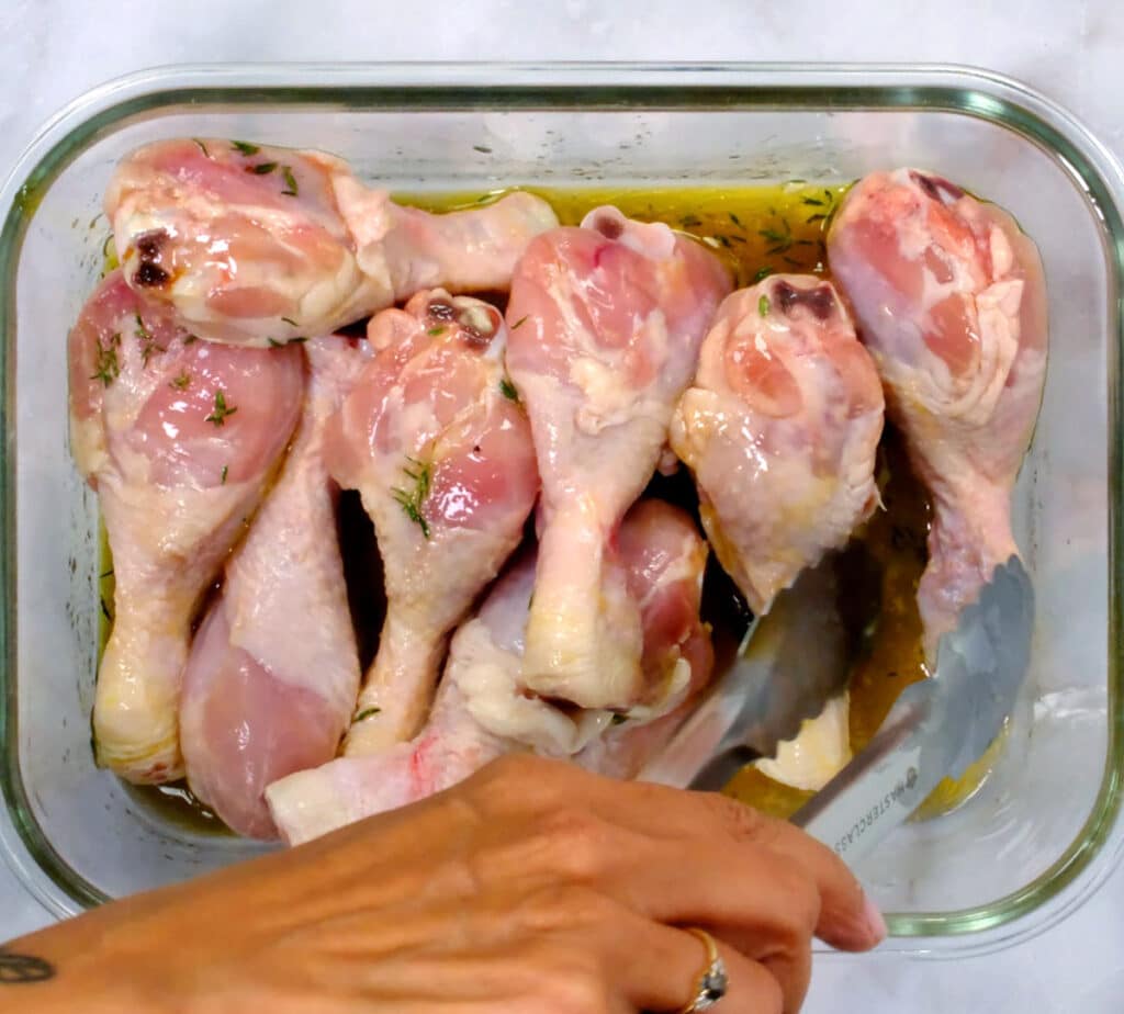 marinating chicken legs