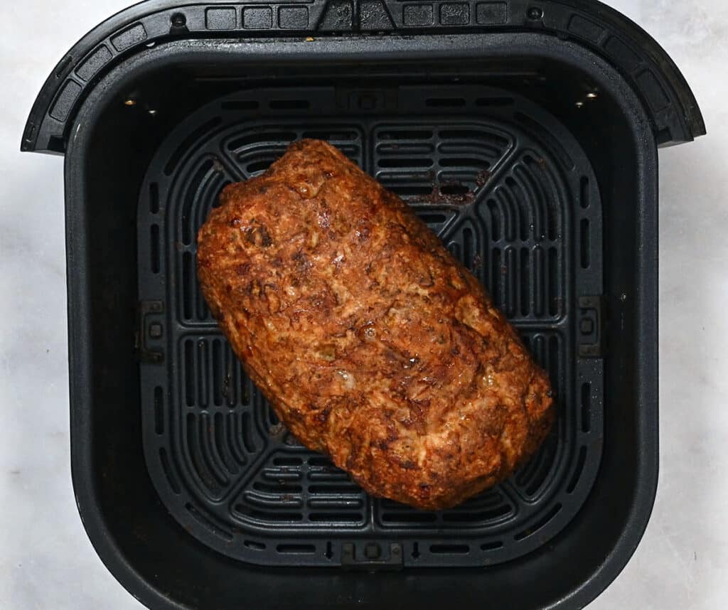 doner meat cooked in an air fryer