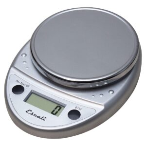Escali Primo digital kitchen scale, on a white background.
